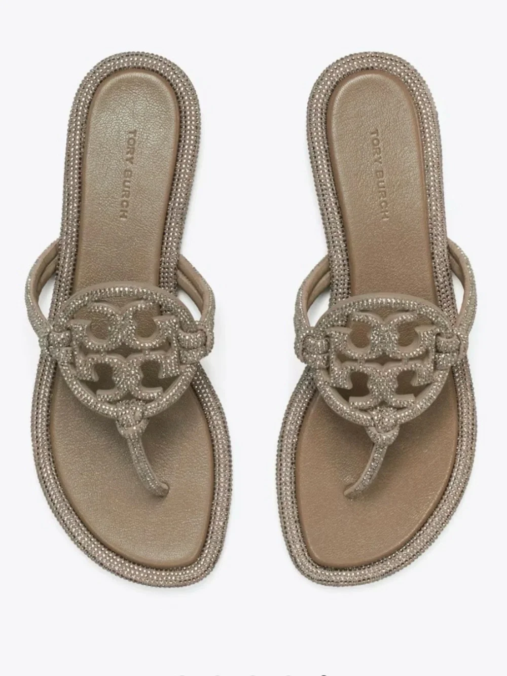 Tory Burch MILLER CRYSTAL KNOTTED SANDAL